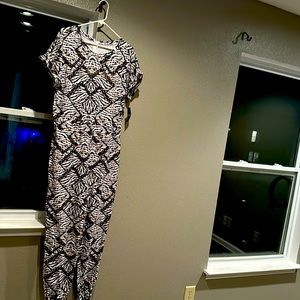 Printed logo jumpsuit large